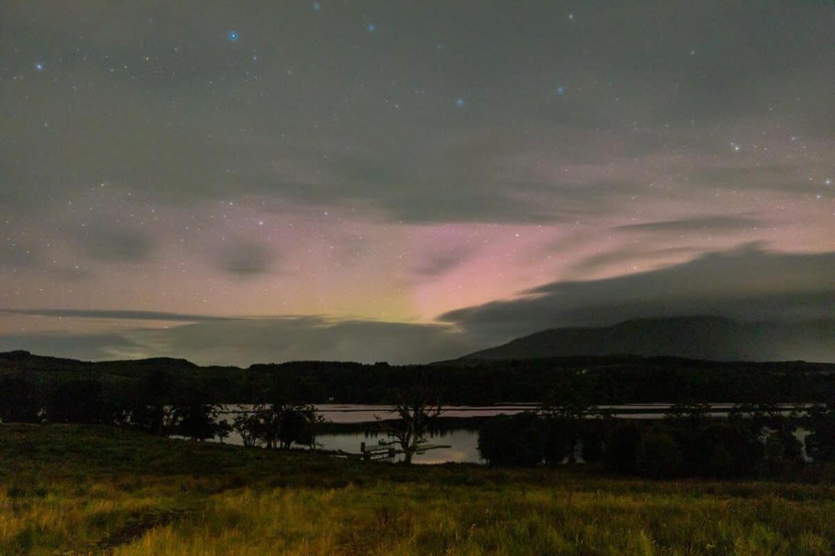 New Build Lodge With Stunning Views Of Loch Awe Hayfield  ภายนอก รูปภาพ