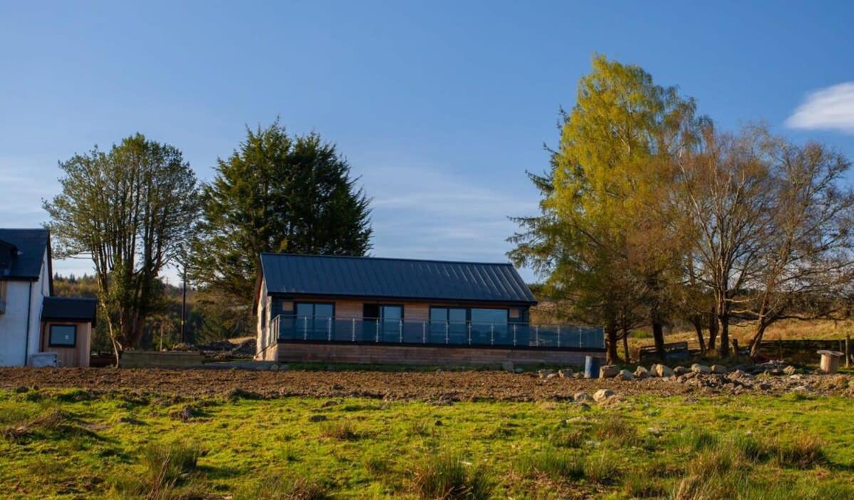 New Build Lodge With Stunning Views Of Loch Awe Hayfield  ภายนอก รูปภาพ