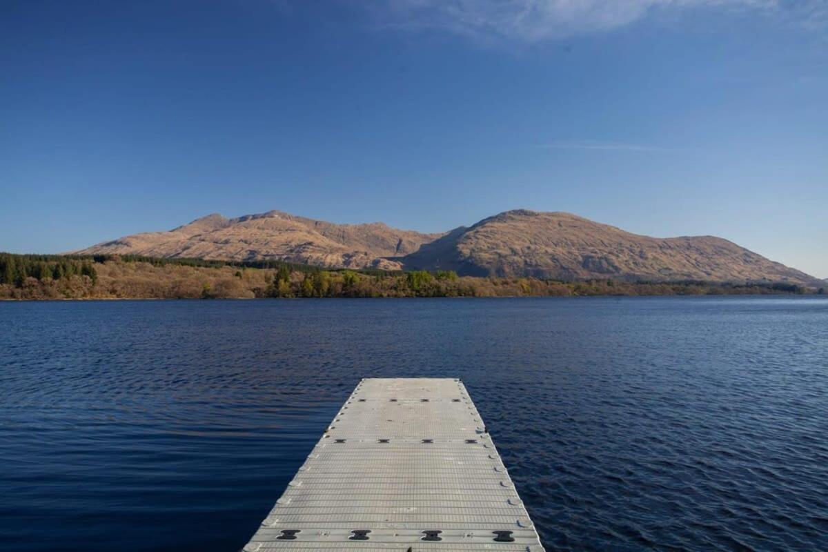 New Build Lodge With Stunning Views Of Loch Awe Hayfield  ภายนอก รูปภาพ