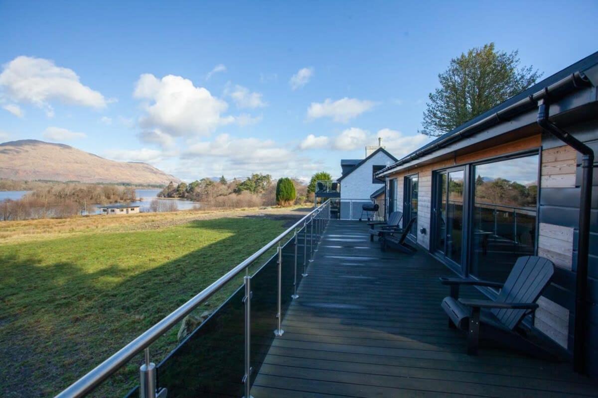 New Build Lodge With Stunning Views Of Loch Awe Hayfield  ภายนอก รูปภาพ