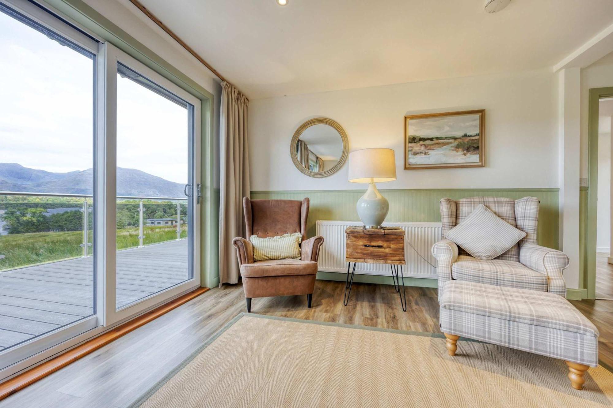 New Build Lodge With Stunning Views Of Loch Awe Hayfield  ภายนอก รูปภาพ